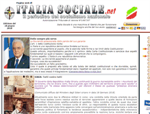 Tablet Screenshot of italiasociale.net